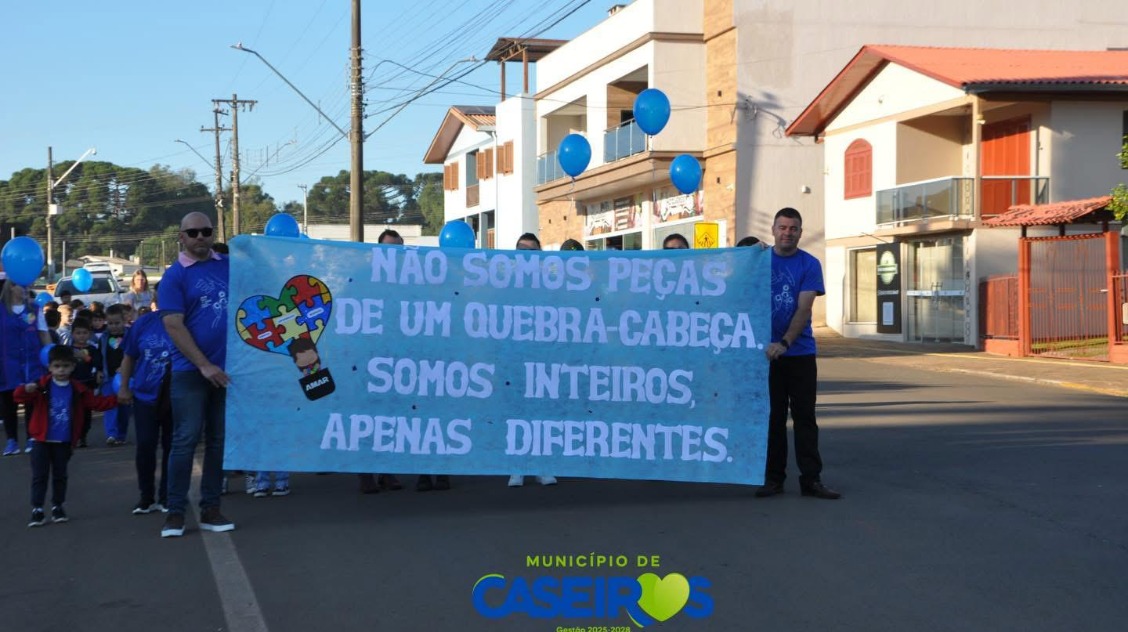 1ª CAMINHADA DE CONSCIENTIZAÇÃO SOBRE O AUTISMO 